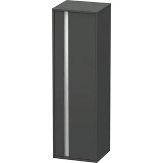 Duravit Ketho Halbhochschrank, 400x1320x360 mm, eine Tür, Anschlag rechts, KT1257R4949, Farbe: Graphit Matt Dekor