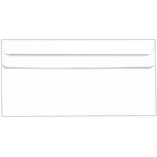 MAILmedia Briefumschläge DIN lang mit Fenster weiß selbstklebend 1.000 St.