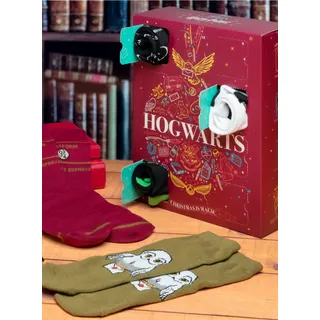 Paladone Countdown Kalender »Harry Potter - Socken Advent Kalender - 12 Türchen & 12 Paar Socken« - Braun