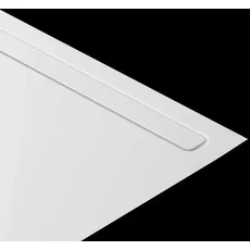 Bild von Nexsys, Designblende, für Duschfläche mit Länge 100cm, 68777125, Farbe: alpinweiß pulverbeschichtet