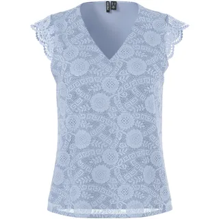 Pieces »PCOLLINE SL LACE V-NECK TOP Noos