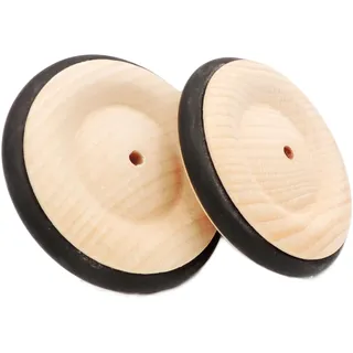 Holzrad aus Buche mit Gummireifen 64mm, 2 Stk - Räder aus Holz Made in Austria
