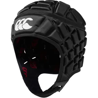 Canterbury Raze Headguard Helm, Unisex, Schwarz/Real Red, S