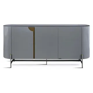 Esszimmer Sideboard grau Luxus Stil Moder design Möbel Holz Kommode - Grau