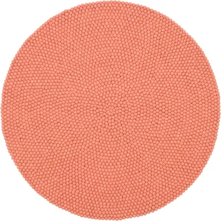 myfelt Lea Filzkugelteppich — Ø 180 cm, ideal für Schlaf-, Wohn-, Kinderzimmer, Flur & Bad