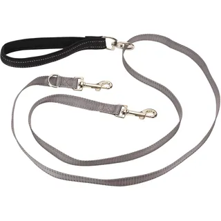 PetSafe Anti-Zieh Hundeleine, Kompatibel mit PetSafe 3-in-1-Geschirr, 1,2 m Länge, Aus reflektierendem Nylon, Grau