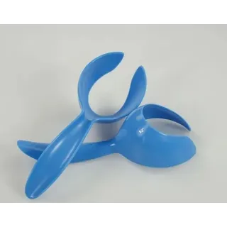Tupperware Küchenhelfer Löffel Eierlöffel (2) blau Eier Eierhalter Löffel P 22593