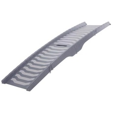 Trixie Folding ramp 3-way foldable plastic/TPR 39 × 150 cm grey