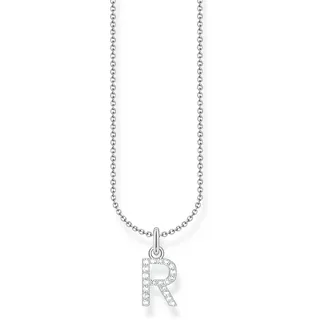 Thomas Sabo Kette mit Anhänger Buchstabe R Silber 925