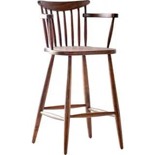 Modern Barhocker Luxus Stuhl Sessel Bar Hausbar für Theke Tresen Barschrank - Braun