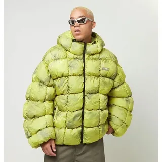 Karl Kani Sport Patch Square Quilted Puffer Jacket Lime Green, Größe: L - Grün