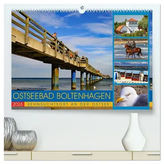 Ostseebad Boltenhagen - Sehnsuchtsort an der Ostsee (hochwertiger Premium Wandkalender 2026 DIN A2 quer), Kunstdruck in Hochglanz: Boltenhagen - das schönste Ostseebad in Mecklenburg (CALVENDO Orte)