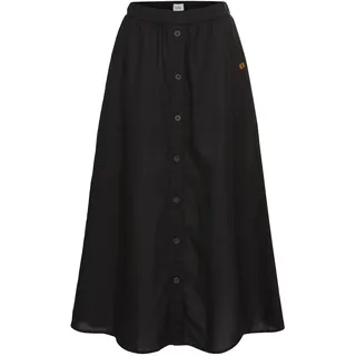 camel active Damen A-Linienrock mit elastischem Bund Schwarz, womenswear-40