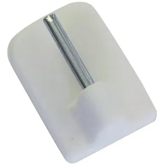 GARDINIA Scheibenstange flachoval 1-läufig Ø 11 mm 240 cm Weiß