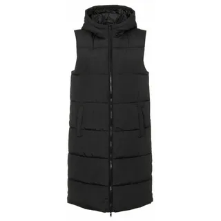Pieces Bee New Long Weste Schwarz S