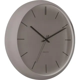 Karlsson - Wanduhr Nirvana Globe - Dunkelgrau - Ø40cm - Grau
