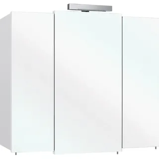 Pelipal Spiegelschrank Quickset 312 Weiß Glänzend 83 cm