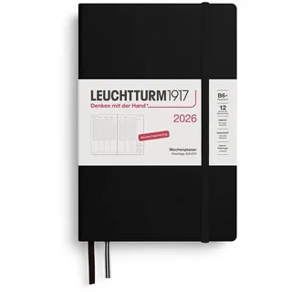 Leuchtturm 1917 Wochenplaner Paperback B6+ 2026,
