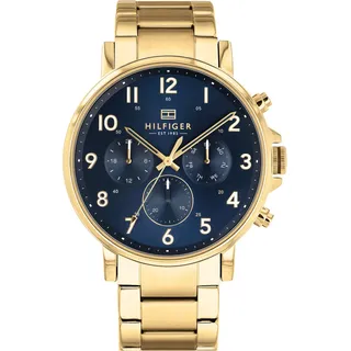 Herrenuhr Tommy Hilfiger 1710384 (zf032b) - Gold, Dunkelblau