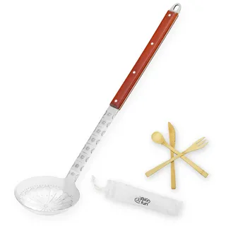 XXL 61 cm Schöpflöffel Suppenkelle Küchenhelfer Gießlöffel Soßenlöffel Edelstahl Schöpfkelle Polownik Saucenlöffel Suppenschöpfer Plow Plov Kazan