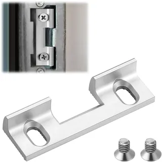 KFV Austauschstück Typ 115 für Schließbleche 46x14,4x9 mm Zinkdruckguss silber Aufschraubstück für Standard-Türöffner