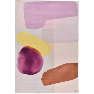 Tom Tailor Shapes - THREE Webteppich 160 x 230 cm Lila/Mehrfarbig