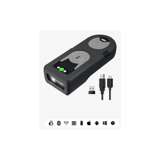 Inateck BCST-43 Tragbares Barcodelesegerät 1D CMOS Schwarz, Grün, Grau