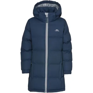 Trespass Mädchen Warme Gepolsterte Wasserdichte Winter/regen Jacke Mit Abnehmbarer Kapuze TIFFY, Navy tone, 9/10, FCJKCAI20003_NVT9/10