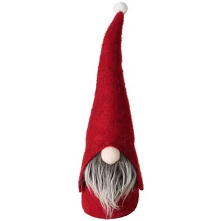 Boltze Home Stofffigur Wichtelmännchen Harvest 32 cm , Textil , 9x32x9 cm , Dekoration, Weihnachtsdekoration