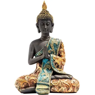 LOVIVER Buddha-Statue Mini-Sitzende Buddha-Figur für den Schreibtisch, Zen- und Feng-Shui-Dekoration, Garten-Dekofigur Geschenk für Wohnzimmer, Schlafzimmer, Heimbüro, Teestube, Tempel, Stil A