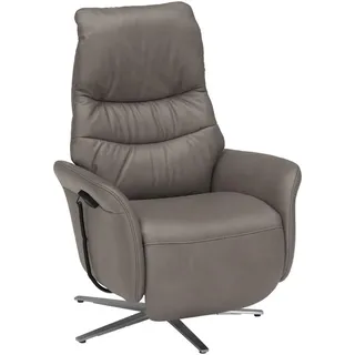 Himolla Komfortklass Relaxsessel , Graubraun , Leder , Echtleder , Nappaleder , Uni , 78x117x89 cm , Blauer Engel, Goldenes M, Emas , Fußauswahl, Lederauswahl, Stoffauswahl, Relaxfunktion, Netzbetrieb, Aufstehhilfe , Wohnzimmer, Sessel, Ledersessel