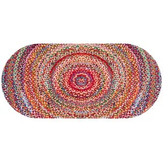 Fußmatte oval 7 mm Höhe, bunt