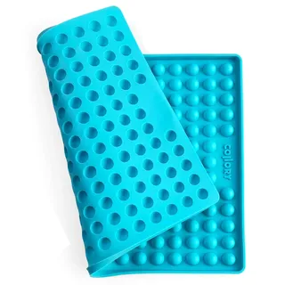 Collory Backmatte Hundekekse für MEDIUM HALBKUGEL (1,5cm Ø) Leckerlis, Silikon Backform, Backunterlage für Backblech, Diätmatte, Hitzebeständig, Lebensmittelecht & Bpa-frei