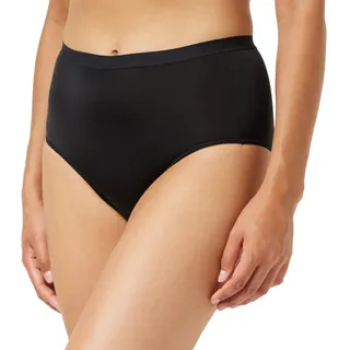 Sloggi Damen Wow Comfort 2.0 High Waist Brief Slip, Black, XS