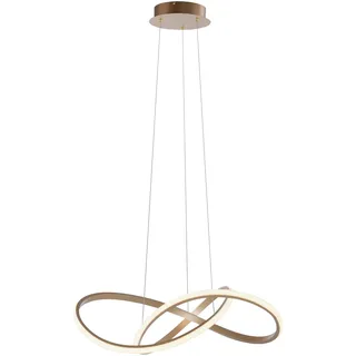 just light. Maria 1-flg. Ø 57 cm geschwungen gold