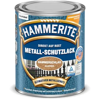 Hammerite Metall-Schutzlack Hammerschlag Kupfer 0,75 l