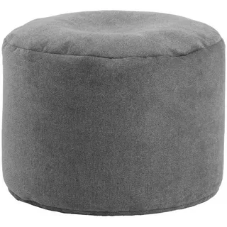 mokebo Pouf Der Ruhepouf Stoff 60 x 40 x 60 cm Grau