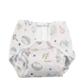 Popollini PopoWrap Woodland atmungsaktive Überhose, Klettverschluss mit Auslaufschutz (XL - 14+ kg)