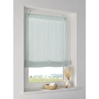 Kutti Raffrollo KUTTI Aya 45 x 140 cm / Fenstergröße (Velux) grau/grün