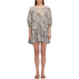 Sundek Fleur De Joie Print Kurzes Kleid - Black - S