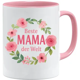 Beste Mama Der Welt Tasse | Liebevoller Kaffeebecher mit Herzmotiv | Geschenkidee für Mutter Geburtstag oder Muttertag | Muttertagsgeschenke | Geschenke für Mama