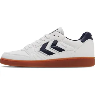 Hummel Liga GK Indoor Sportschuhe Sneaker Schuhe weiß/blau 225343-9103, Schuhgröße:42 EU - Weiß