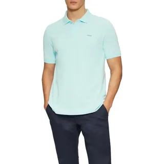 s.Oliver Herren Poloshirt aus Baumwollpiqué – Regular Fit, Kurzarm, Logo-Stickerei – Business & Casual
