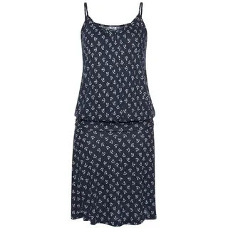 Beachtime Strandkleid Ankerdruck Weiß 34