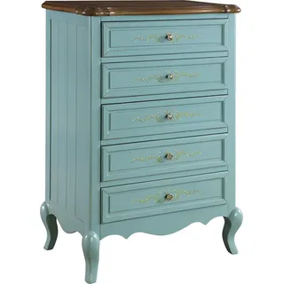 Kommoden Schrank Designer Möbel Stilvolle Kommode Einrichtung Sideboard Anrichte - Blau