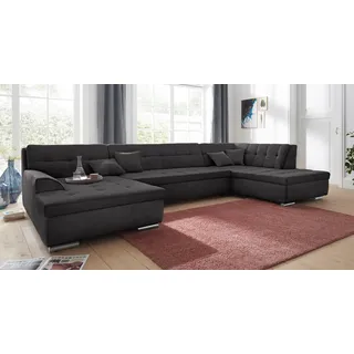 DOMO collection "Aversa U-Form", wahlweise mit Bettfunktion, frei im Raum stellbar,
