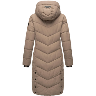 Steppmantel NAVAHOO "Steppmantel Sahnekatzii XIV", Damen, Gr. L, grau (taupe grau), Obermaterial: 100% Polyester PES.  Obermaterial: Futter: 100% Polyester PES. 100% Polyester PES., Mäntel Steppmantel