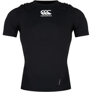 Canterbury Unisex CCC Rugby Schutzweste, Schwarz/Weiß/Silber, S UK