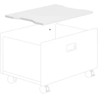 Paidi Rollboxdeckel , Holzwerkstoff , 42.3x59.1x1.8 cm , Blauer Engel, Goldenes M , Deckel abnehmbar , Ordnen & Aufbewahren, Dekoboxen & Aufbewahrungsboxen, sonstige Boxen