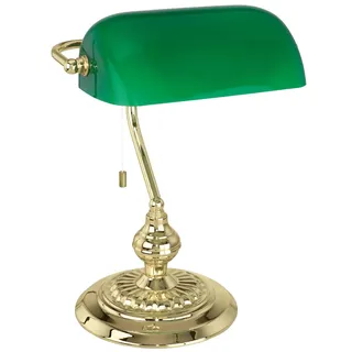 EGLO Tischlampe Banker, 1 flammige Tischleuchte Vintage, Retro, Art Deco